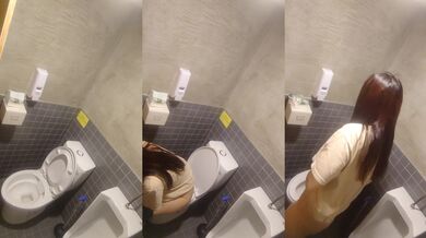 ⚫️【精品厕拍】，全景真实偷拍公共女坐厕，数位年轻小姐姐方便，火气有点大啊，尿的很黄(6V) (6)