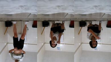 ⚫️⚫️贵在真实，学生公寓女厕，正面全景脸逼同框，偸拍形形色色各种类型妹子方便，高清无水印原版 (16)