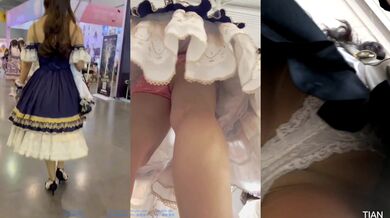 偷窥漂亮小姐姐 皮肤白皙 红内内骚气 大屁屁性感